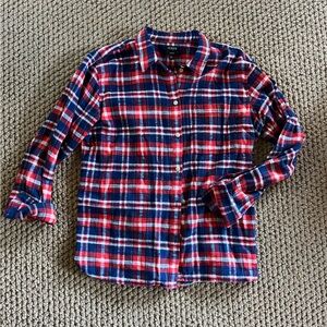 Brand new J.Crew Flannel Shirt Size 10